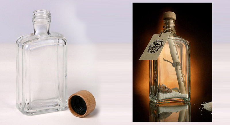 Примеры оформления бутылок